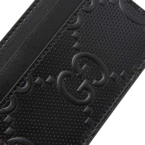 gucci signature card case men|gucci cardholder men.